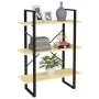 3-tier solid pine wood shelf 80x30x105 cm by vidaXL, Bookcases and shelves - Ref: Foro24-806532, Price: 50,36 €, Discount: %