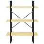 3-tier solid pine wood shelf 80x30x105 cm by vidaXL, Bookcases and shelves - Ref: Foro24-806532, Price: 50,36 €, Discount: %