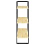 3-stufiges Regal aus massivem Kiefernholz, 80 x 30 x 105 cm von vidaXL, Bücherregale und Regale - Ref: Foro24-806532, Preis: ...