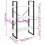 3-tier solid pine wood shelf 80x30x105 cm by vidaXL, Bookcases and shelves - Ref: Foro24-806532, Price: 50,36 €, Discount: %