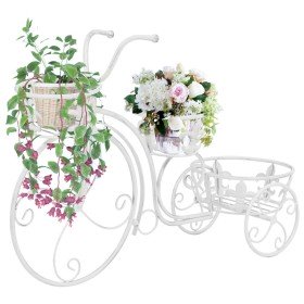 Soporte de plantas con forma de bicicleta metal estilo vintage