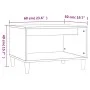 Couchtisch aus schwarzem Sperrholz, 60 x 50 x 40 cm von vidaXL, Couchtisch - Ref: Foro24-812673, Preis: 40,81 €, Rabatt: %