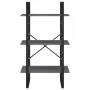 Gray pine solid wood storage shelf 60x30x105 cm by vidaXL, Bookcases and shelves - Ref: Foro24-806514, Price: 41,02 €, Discou...