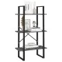Gray pine solid wood storage shelf 60x30x105 cm by vidaXL, Bookcases and shelves - Ref: Foro24-806514, Price: 41,02 €, Discou...