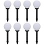 Garden path lamps 8 units with ground spike 15 cm by vidaXL, Outdoor lighting - Ref: Foro24-277114, Price: 90,36 €, Discount: %