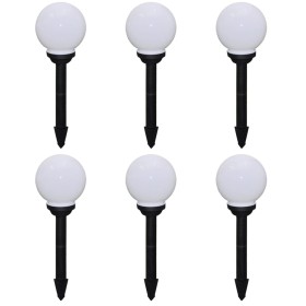Lámparas de jardín para camino 6 uds con pica de tierra 20 cm by vidaXL, Outdoor lighting - Ref: Foro24-277115, Price: 97,70 ...