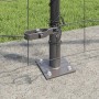 Reja con postes Gris 1.2 x 10 m Acero