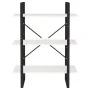 Solid white pine wood 3-level shelf 80x30x105 cm by vidaXL, Bookcases and shelves - Ref: Foro24-806533, Price: 50,69 €, Disco...