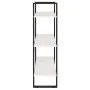 Solid white pine wood 3-level shelf 80x30x105 cm by vidaXL, Bookcases and shelves - Ref: Foro24-806533, Price: 50,69 €, Disco...