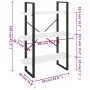 Solid white pine wood 3-level shelf 80x30x105 cm by vidaXL, Bookcases and shelves - Ref: Foro24-806533, Price: 50,69 €, Disco...