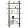 Estantería de 5 niveles madera maciza de pino 100x30x175 cm by vidaXL, Bookcases and shelves - Ref: Foro24-3082003, Price: 12...