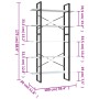 Estantería de 5 niveles madera maciza de pino 100x30x175 cm by vidaXL, Bookcases and shelves - Ref: Foro24-3082003, Price: 12...