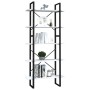 5-stöckiges Regal aus Holzwerkstoff weiß 80x30x175 cm von vidaXL, Bücherregale und Regale - Ref: Foro24-3081988, Preis: 93,22...