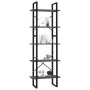 5-tier shelving unit gray engineered wood 60x30x175 cm by vidaXL, Bookcases and shelves - Ref: Foro24-3081980, Price: 82,64 €...