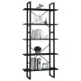 5-tier shelving black engineered wood 80x30x175 cm by vidaXL, Bookcases and shelves - Ref: Foro24-3081989, Price: 95,84 €, Di...