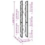 5-tier white plywood shelf 40x30x175cm by vidaXL, Bookcases and shelves - Ref: Foro24-3081968, Price: 79,97 €, Discount: %