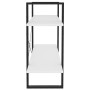 2-tier white plywood shelf 100x30x70cm by vidaXL, Bookcases and shelves - Ref: Foro24-806467, Price: 36,35 €, Discount: %