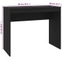 Escritorio de madera contrachapada negro 90x40x72 cm de vidaXL, Escritorios - Ref: Foro24-800379, Precio: 40,60 €, Descuento: %