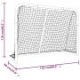 Hockey und Netz Stahl Polyester rot weiß Tor 153x60x118cm von vidaXL, Feldhockeytore - Ref: Foro24-93741, Preis: 92,31 €, Rab...