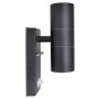 Wall light with sensor and LED, stainless steel, black by vidaXL, Outdoor lighting - Ref: Foro24-41097, Price: 35,04 €, Disco...