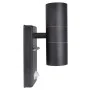 Wandleuchte mit Sensor und LED, Edelstahl, schwarz von vidaXL, Außenbeleuchtung - Ref: Foro24-41097, Preis: 38,30 €, Rabatt: %