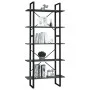 5-tier shelving unit gray engineered wood 80x30x175 cm by vidaXL, Bookcases and shelves - Ref: Foro24-3081990, Price: 92,15 €...