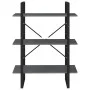 3-tier solid gray pine wood shelf 80x30x105 cm by vidaXL, Bookcases and shelves - Ref: Foro24-806534, Price: 43,75 €, Discoun...