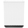 Planters 4 units white polypropylene 30x30x37 cm by vidaXL, Pots and planters - Ref: Foro24-364188, Price: 101,52 €, Discount: %