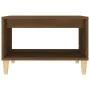 Mesa de centro madera contrachapada marrón roble 60x50x40 cm de vidaXL, Mesas de centro - Ref: Foro24-817521, Precio: 37,68 €...