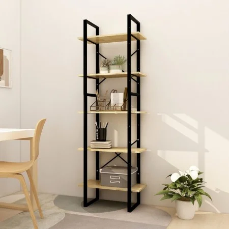 Solid pine wood 5-level shelf 60x30x175 cm by vidaXL, Bookcases and shelves - Ref: Foro24-3081983, Price: 102,72 €, Discount: %