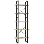 Estantería de 5 niveles madera maciza pino 60x30x175 cm de vidaXL, Librerías y estanterías - Ref: Foro24-3081983, Precio: 102...