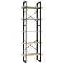 Solid pine wood 5-level shelf 60x30x175 cm by vidaXL, Bookcases and shelves - Ref: Foro24-3081983, Price: 103,99 €, Discount: %