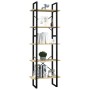 Solid pine wood 5-level shelf 60x30x175 cm by vidaXL, Bookcases and shelves - Ref: Foro24-3081983, Price: 103,99 €, Discount: %