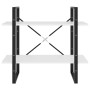 2-tier white plywood shelf 80x30x70 cm by vidaXL, Bookcases and shelves - Ref: Foro24-806447, Price: 32,83 €, Discount: %