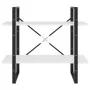2-tier white plywood shelf 80x30x70 cm by vidaXL, Bookcases and shelves - Ref: Foro24-806447, Price: 32,54 €, Discount: %