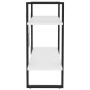 2-stufiges weißes Sperrholzregal 80x30x70 cm von vidaXL, Bücherregale und Regale - Ref: Foro24-806447, Preis: 32,83 €, Rabatt: %