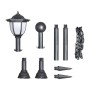 Lámparas solares 4 uds con valla de cadena y postes de vidaXL, Iluminación de exterior - Ref: Foro24-277119, Precio: 62,18 €,...
