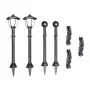 4pcs Solar Lamps with Chain Fence and Posts by vidaXL, Outdoor lighting - Ref: Foro24-277119, Price: 64,77 €, Discount: %