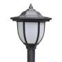 Lámparas solares 4 uds con valla de cadena y postes de vidaXL, Iluminación de exterior - Ref: Foro24-277119, Precio: 62,18 €,...