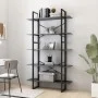 5-level gray engineered wood shelf 100x30x175 cm by vidaXL, Bookcases and shelves - Ref: Foro24-3082000, Price: 96,51 €, Disc...