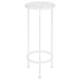 Set de soportes para plantas estilo vintage 3 uds metal blanco