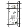 5-level gray engineered wood shelf 100x30x175 cm by vidaXL, Bookcases and shelves - Ref: Foro24-3082000, Price: 97,71 €, Disc...