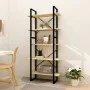 Estantería de 5 niveles madera maciza pino 80x30x175 cm de vidaXL, Librerías y estanterías - Ref: Foro24-3081993, Precio: 117...