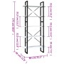 Estantería de 5 niveles madera maciza pino 80x30x175 cm by vidaXL, Bookcases and shelves - Ref: Foro24-3081993, Price: 118,71...