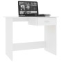 Escritorio de madera contrachapada blanco 100x50x76 cm de vidaXL, Escritorios - Ref: Foro24-800549, Precio: 59,22 €, Descuent...