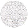 Set de soportes para plantas estilo vintage 3 uds metal blanco