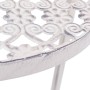 Set de soportes para plantas estilo vintage 3 uds metal blanco