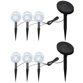 LED garden lamps with anchors and solar panels 6 pcs by vidaXL, Outdoor lighting - Ref: Foro24-277121, Price: 48,93 €, Discou...