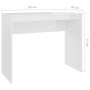 Schreibtisch aus glänzend weißem Sperrholz, 90 x 40 x 72 cm von vidaXL, Schreibtische - Ref: Foro24-800384, Preis: 48,69 €, R...