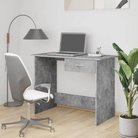 Concrete gray chipboard desk 100x50x76 cm by vidaXL, Desks - Ref: Foro24-800553, Price: 62,25 €, Discount: %